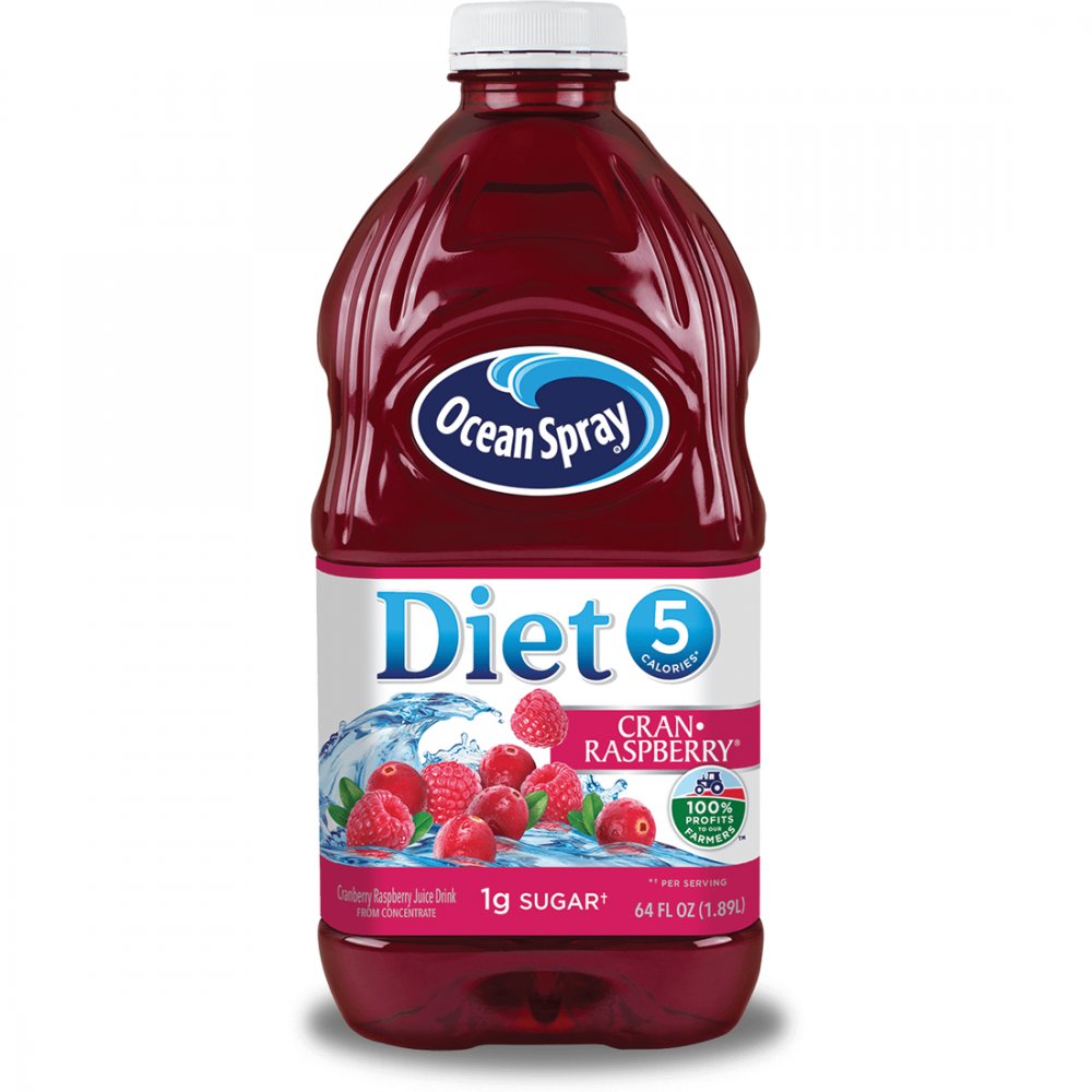Ocean Spray Diet Cran Raspberry 64oz BTL