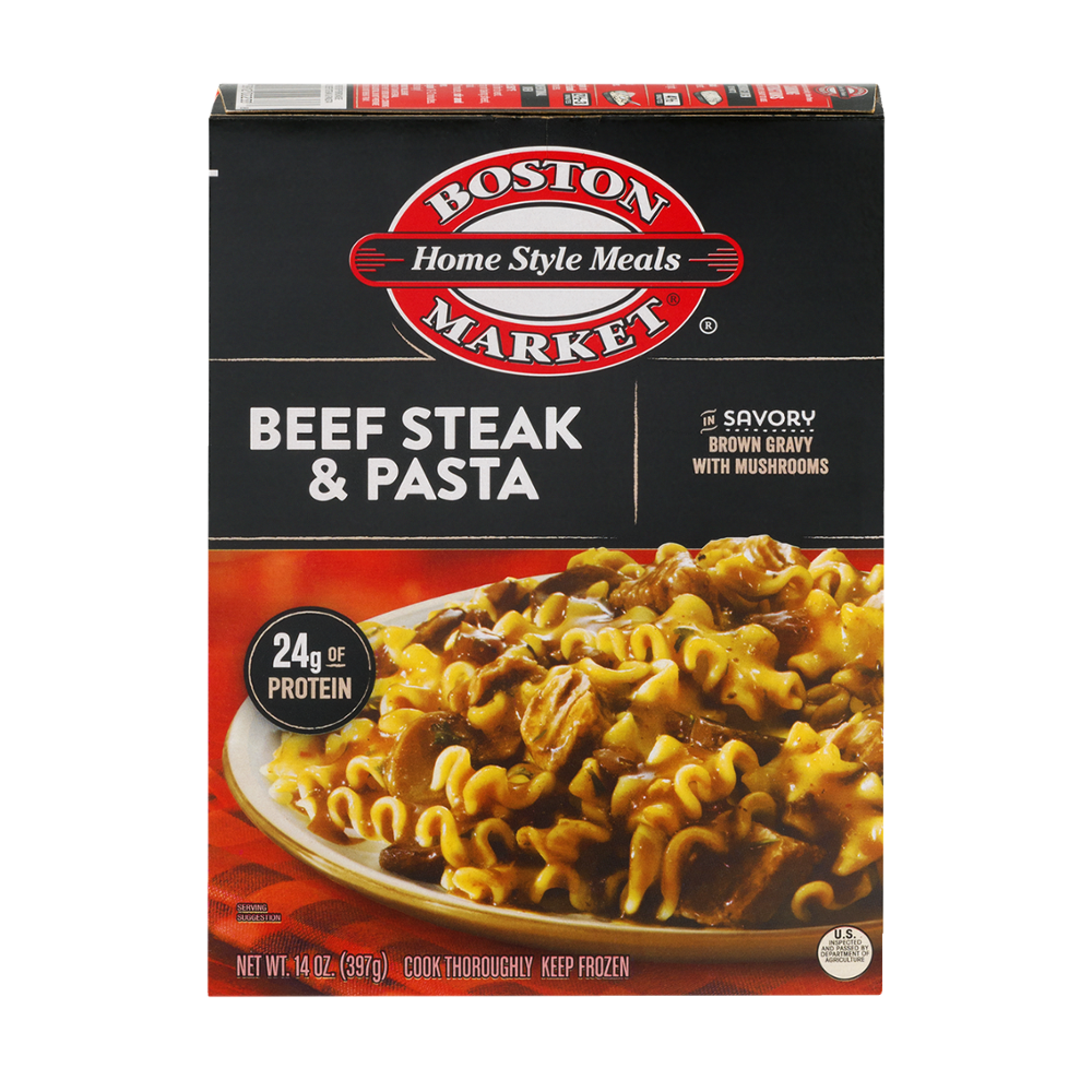 Boston Market Beef Steak & Pasta 14oz Box