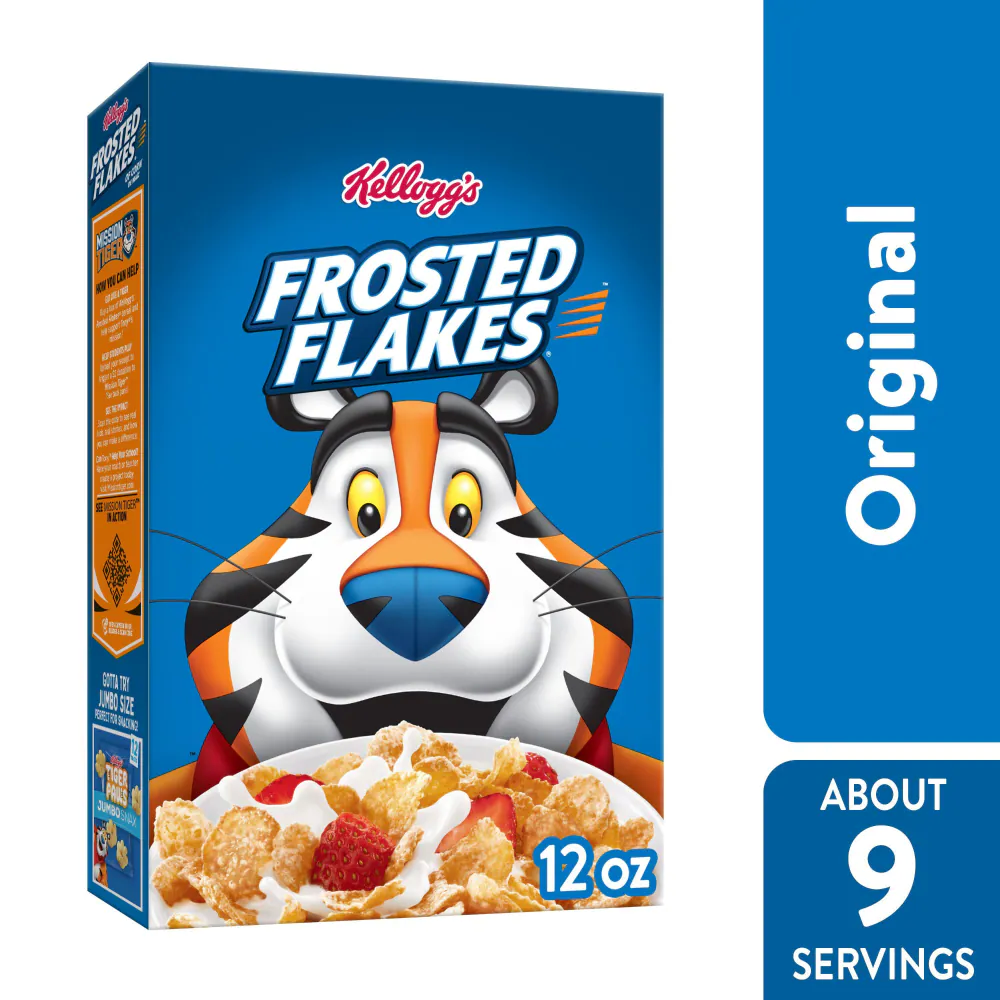 Kellogg's Frosted Flakes Cereal 12oz Box