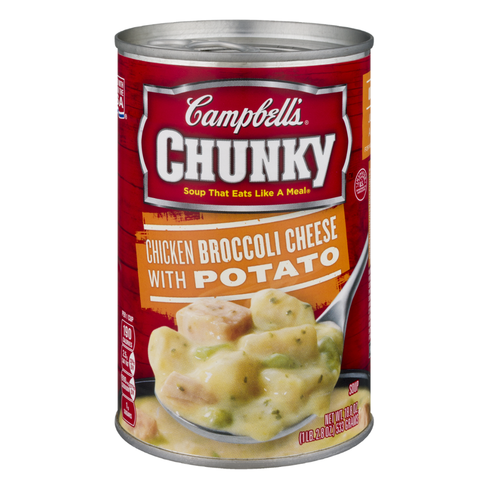 Campbell's Chunky Soup Chicken Broccoli Cheese & Potato 18.8oz Can