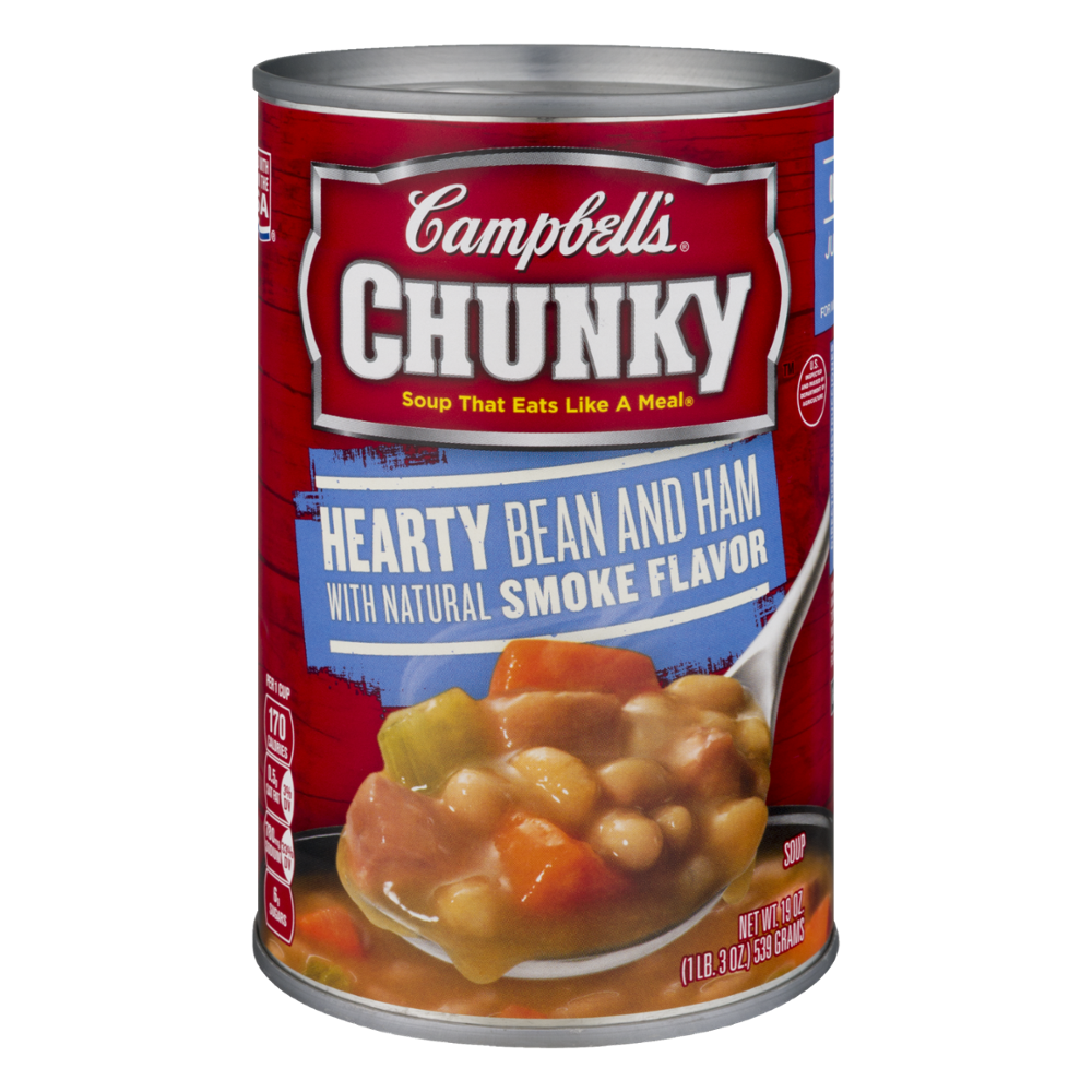 Campbell's Chunky Soup Hearty Bean N Ham 19oz Can