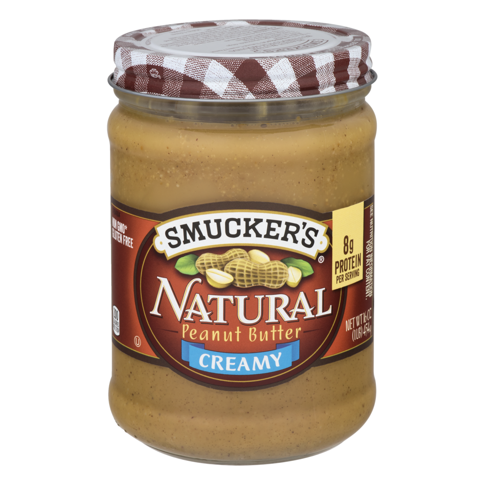 Smucker's Natural Peanut Butter Creamy 16oz Jar Garden Grocer