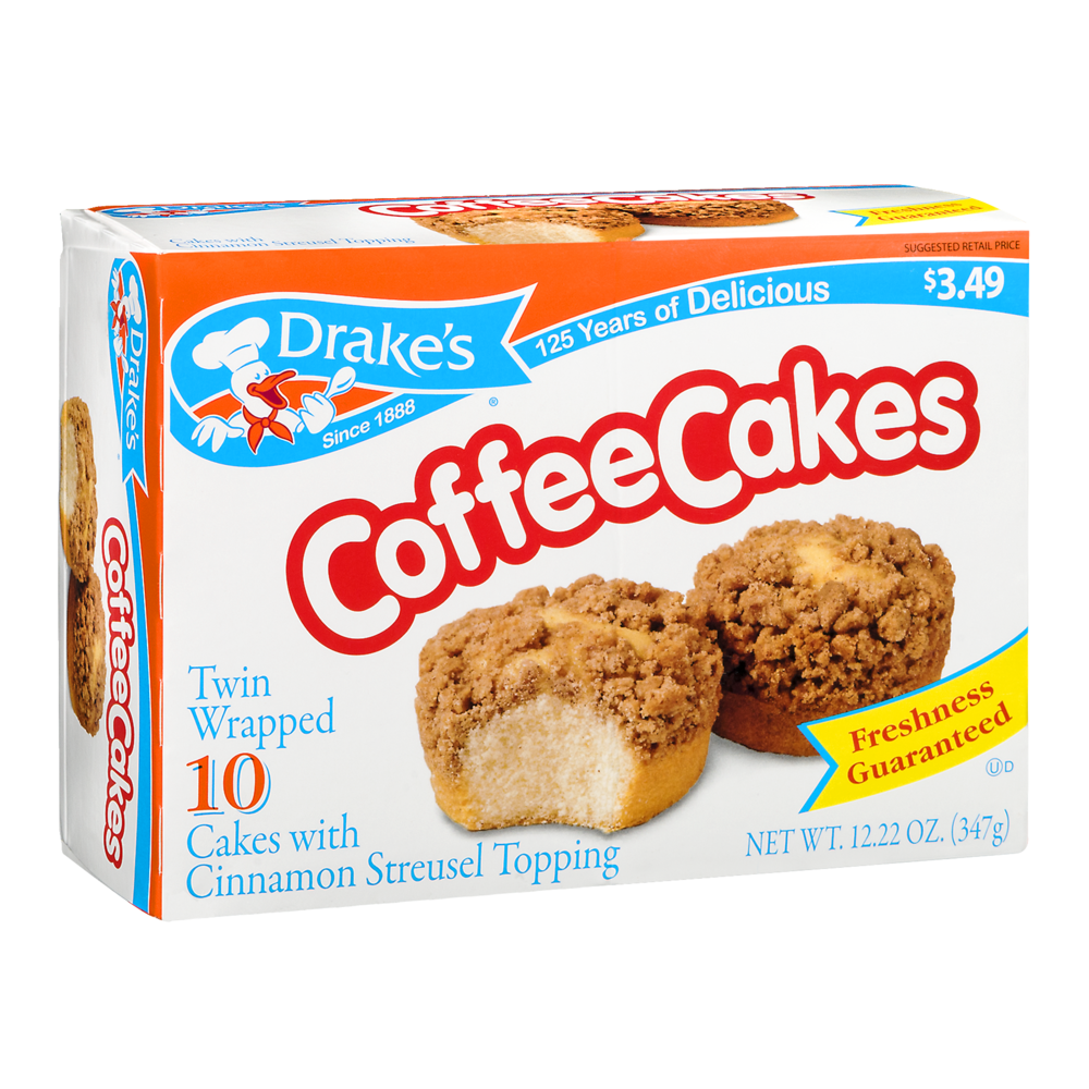 Drake's Coffee Cake Cinnamon Crumb Topping 10CT 12.22oz Box