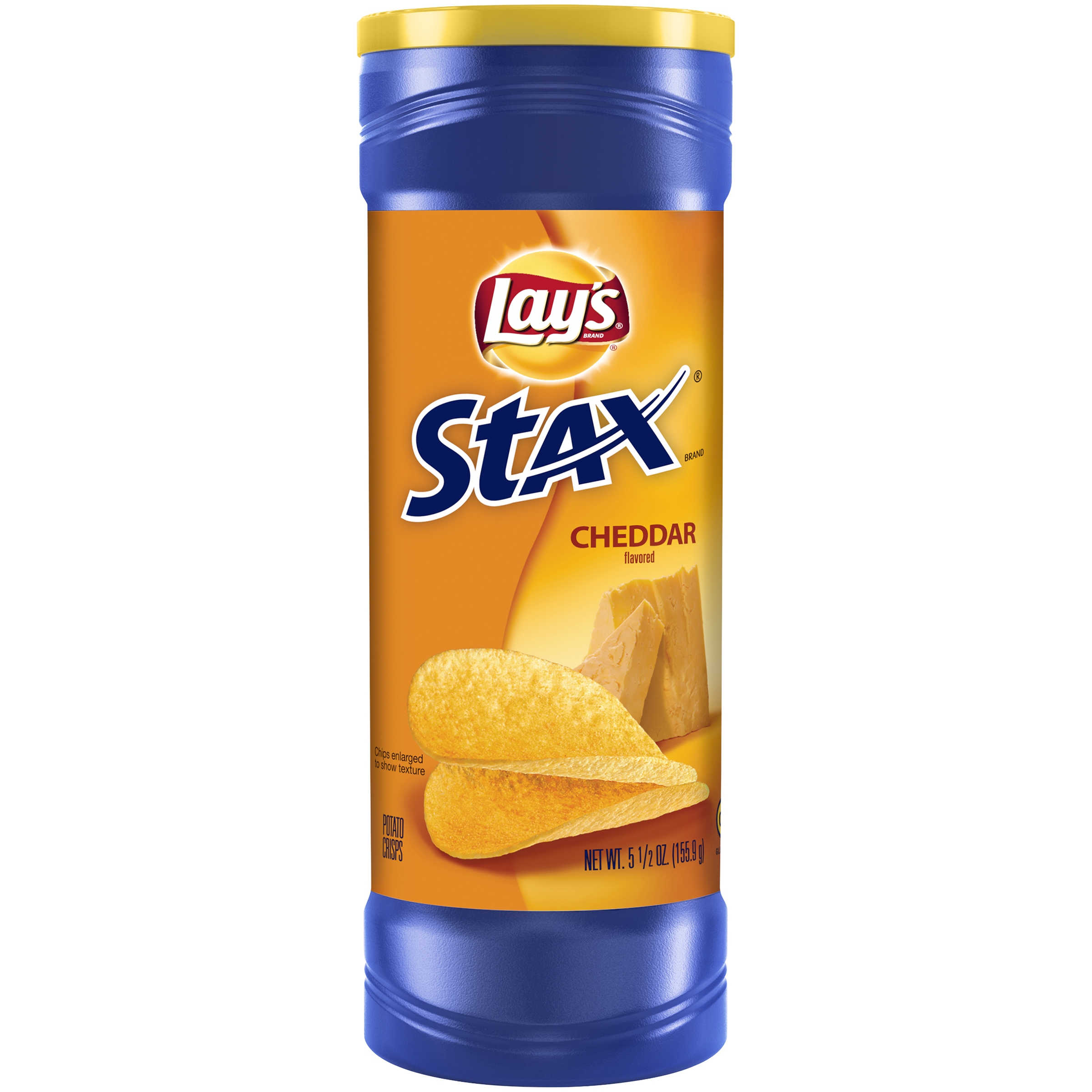 Lay's Stax Potato Chips Cheddar 5.5oz Can