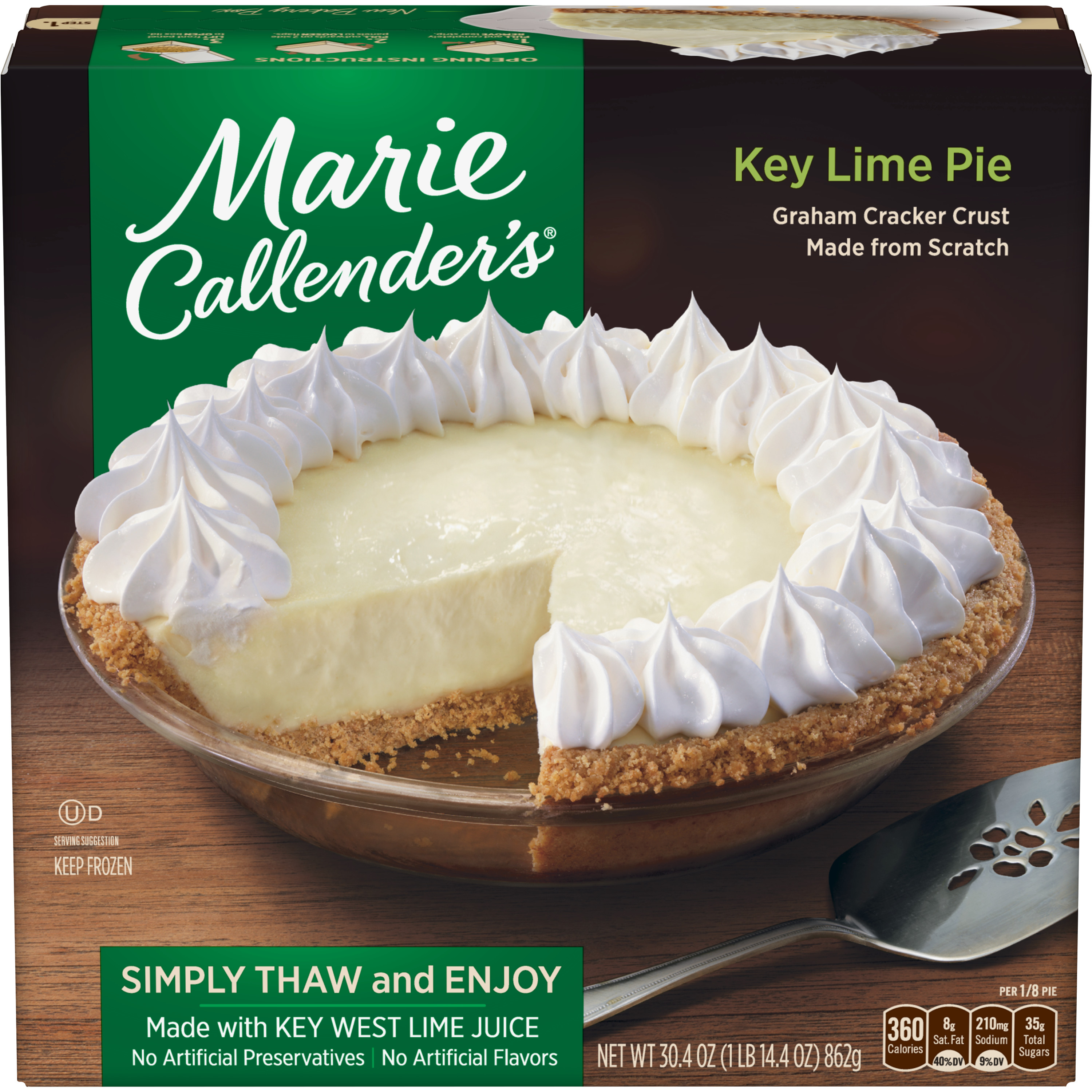 Marie Callender s Key Lime Pie 30 4oz PKG Garden Grocer Marie Callender s Key Lime Pie 30 4oz PKG Garden Grocer