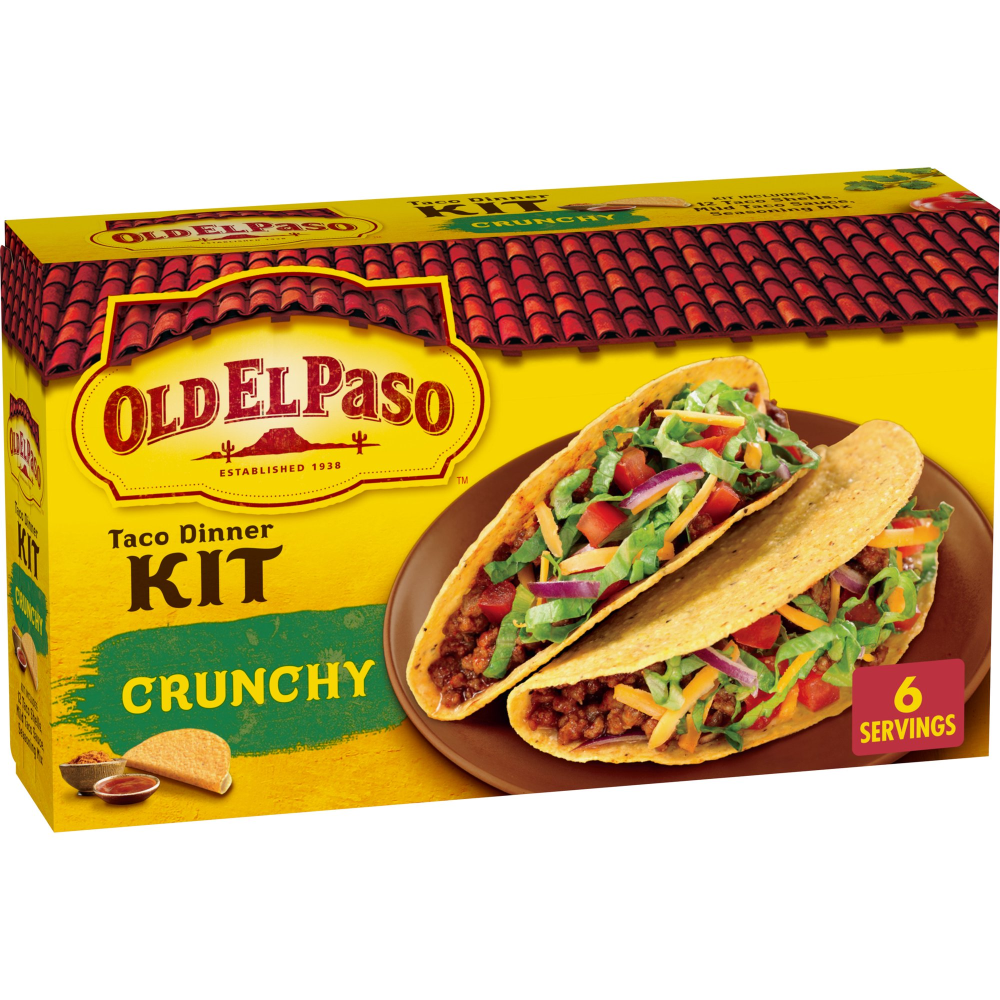 Old El Paso Dinner Kit Crunchy Tacos 12CT 8.8oz Box