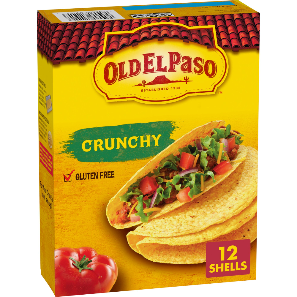 Old El Paso Taco Shells Crunchy 12CT 4.6oz Box