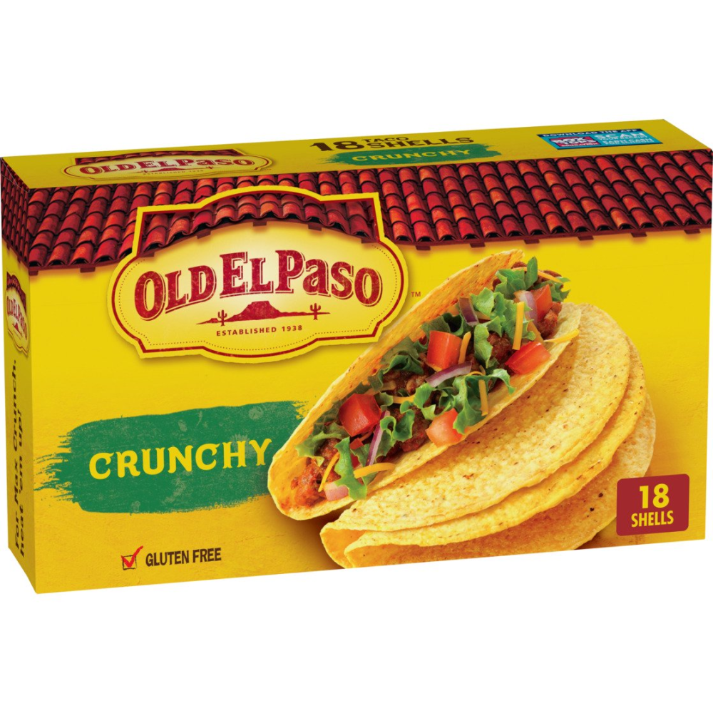 Old El Paso Crunchy Taco Shells 18CT 6.8oz Box