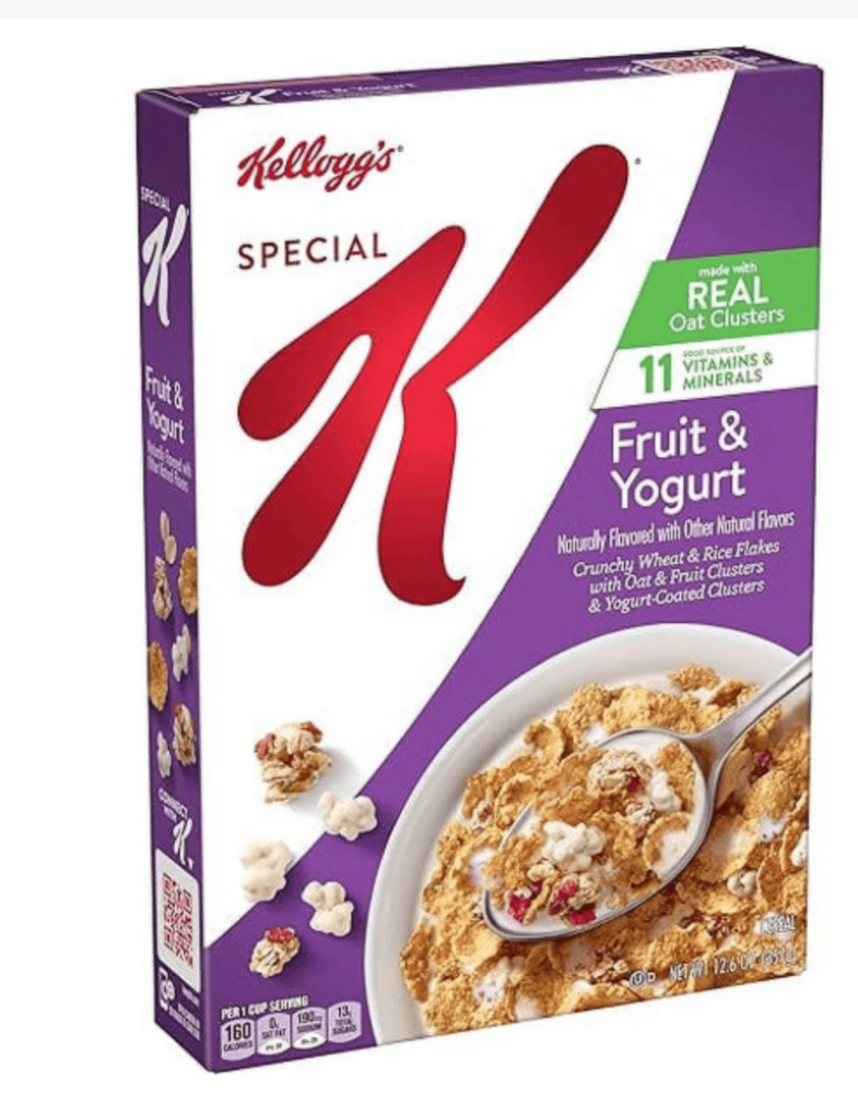 Kellogg's Special K Fruit & Yogurt Cereal 12.6 Box