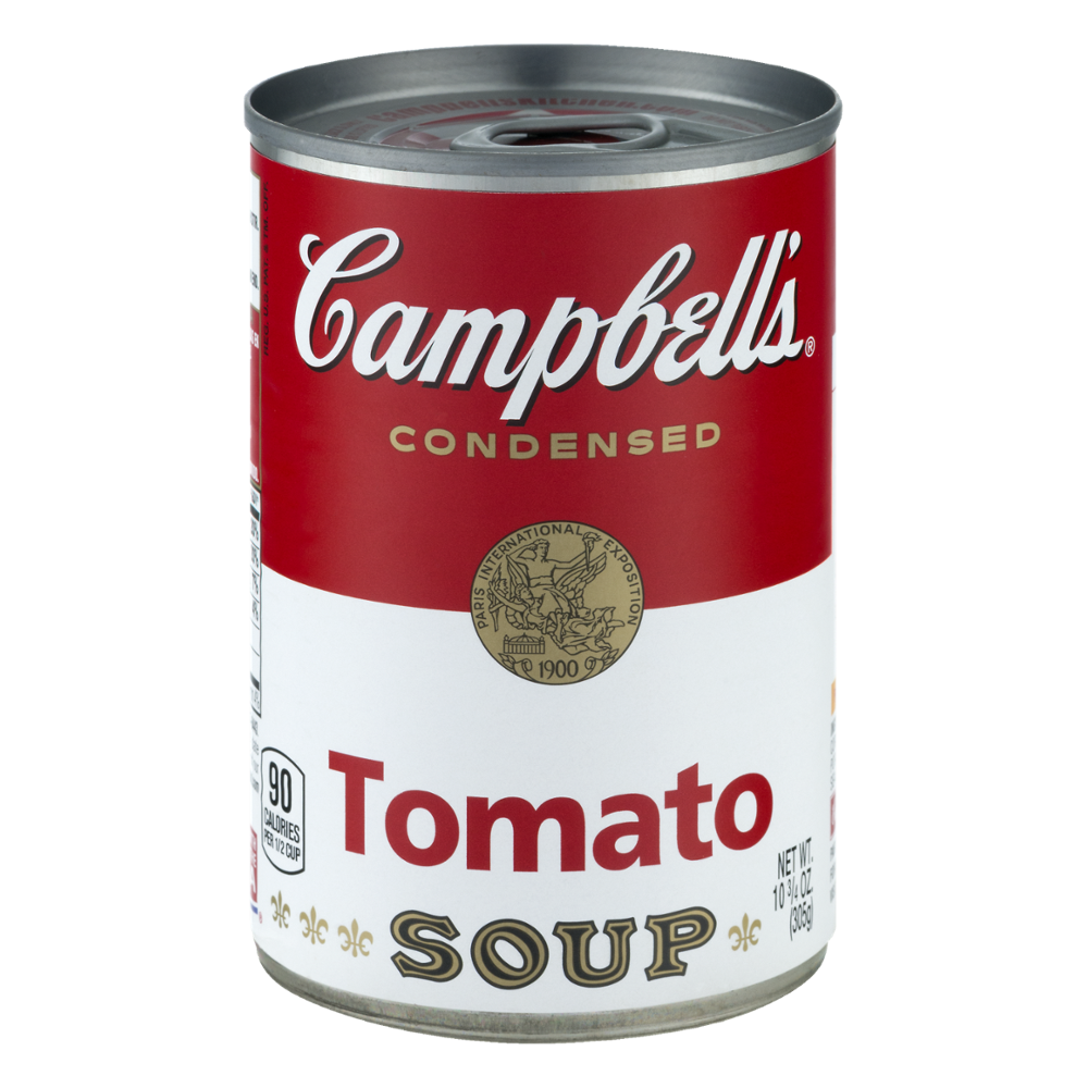 Campbell's Condensed Tomato Soup – 4 Pack, 10.75oz Cans, Family Favorite, Low Fat