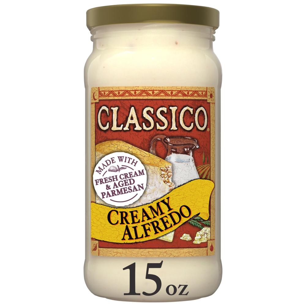Classico Di Roma Creamy Alfredo Pasta Sauce 15oz Jar