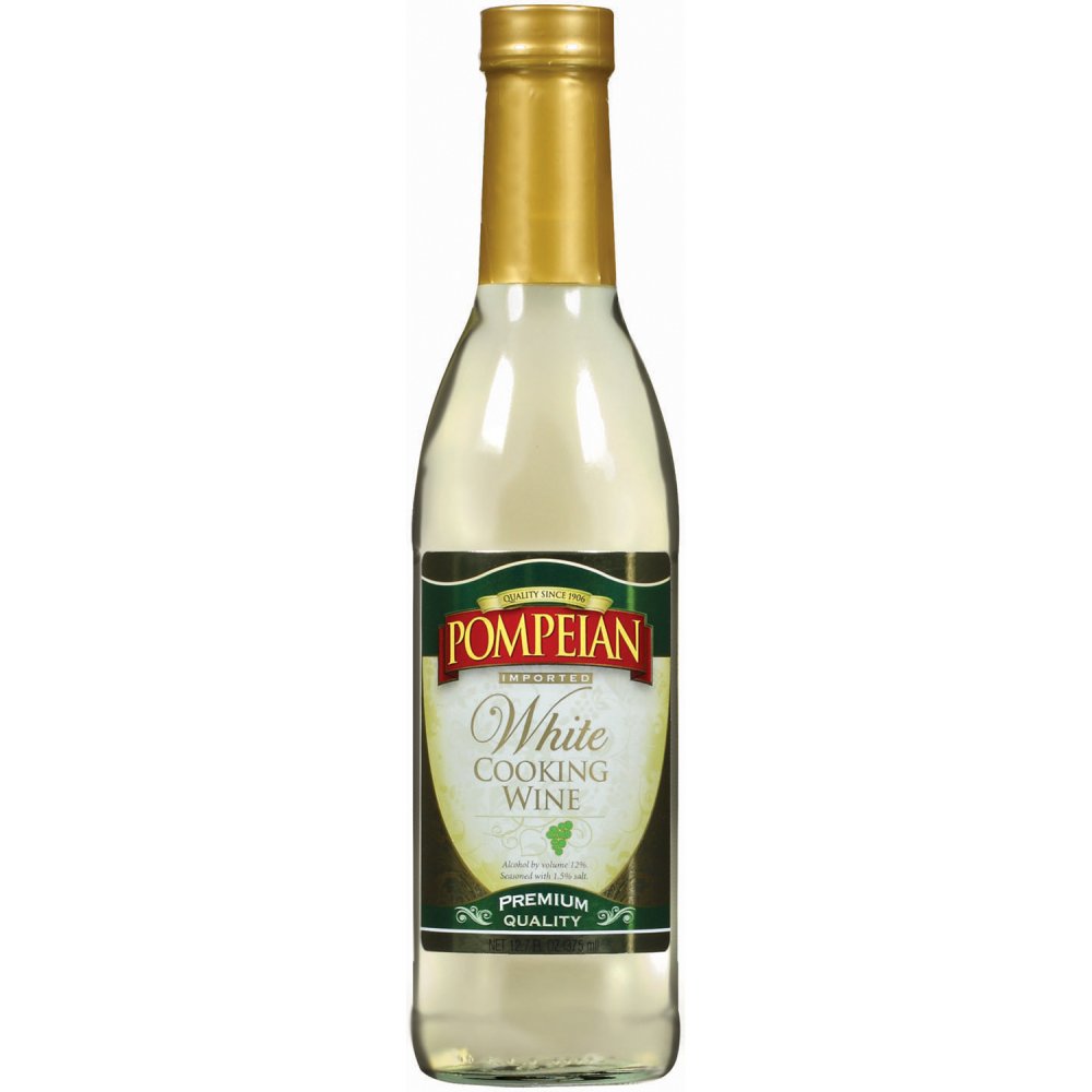 Pompeian Cooking Wine White 12.7oz BTL
