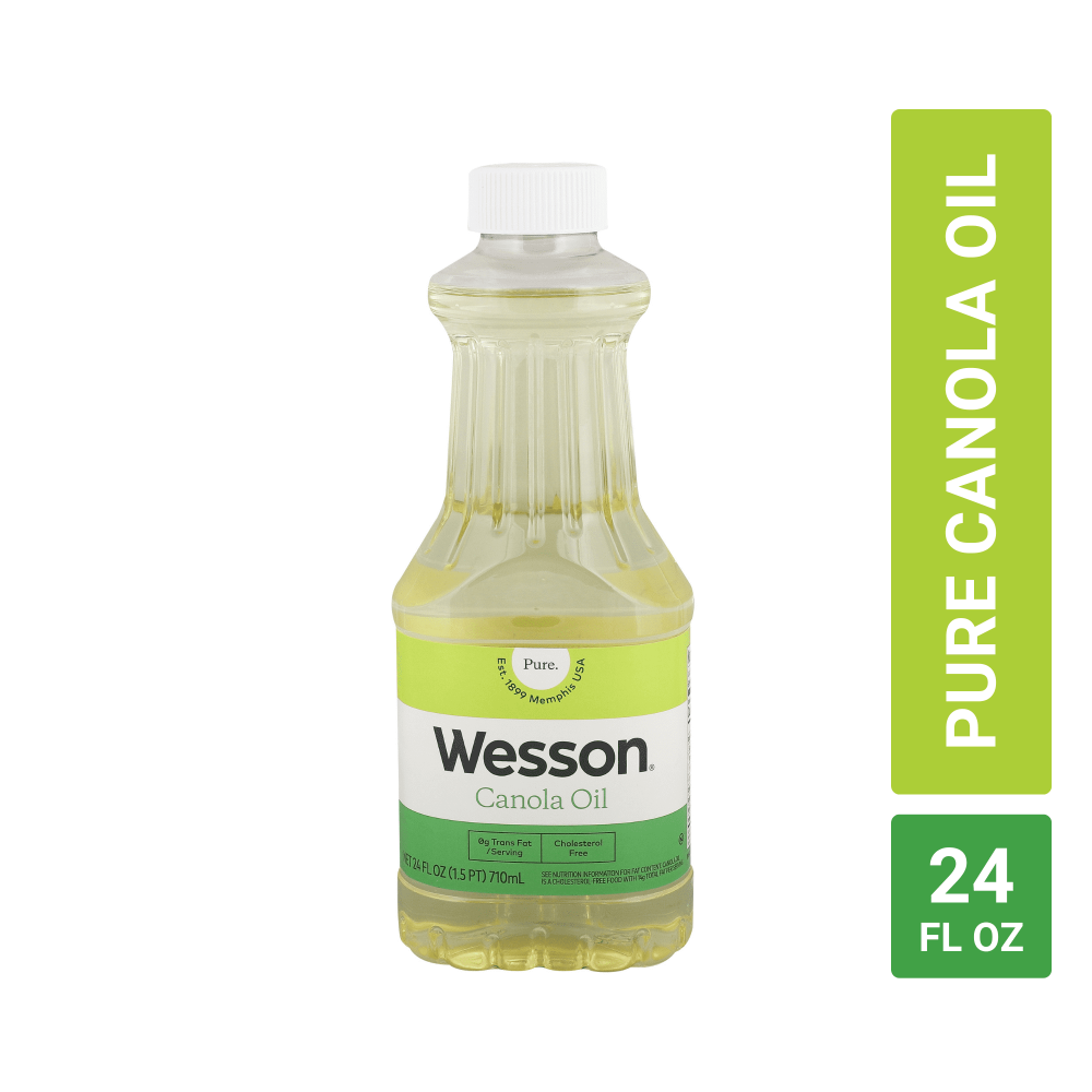 Wesson Canola Oil Pure & Natural 24oz BTL