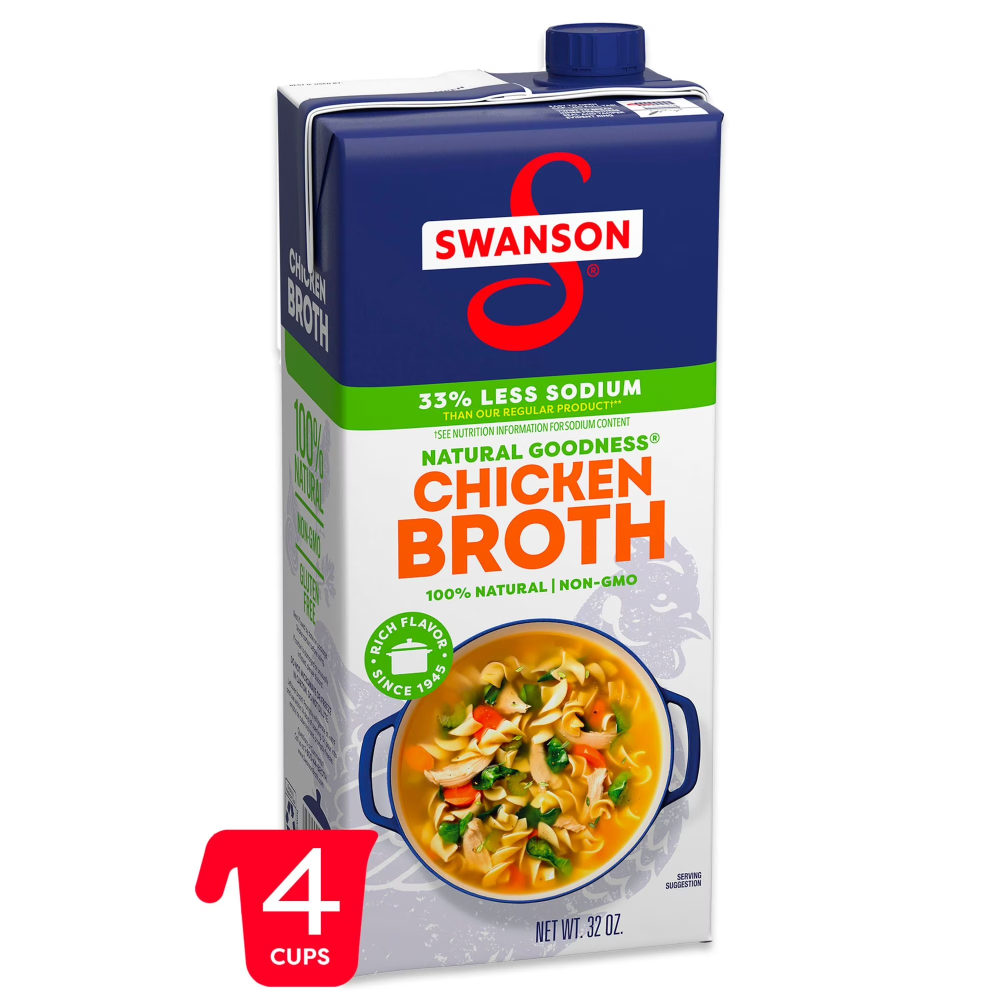 Swanson Broth Chicken Natural Goodness Low Sodium 32oz
