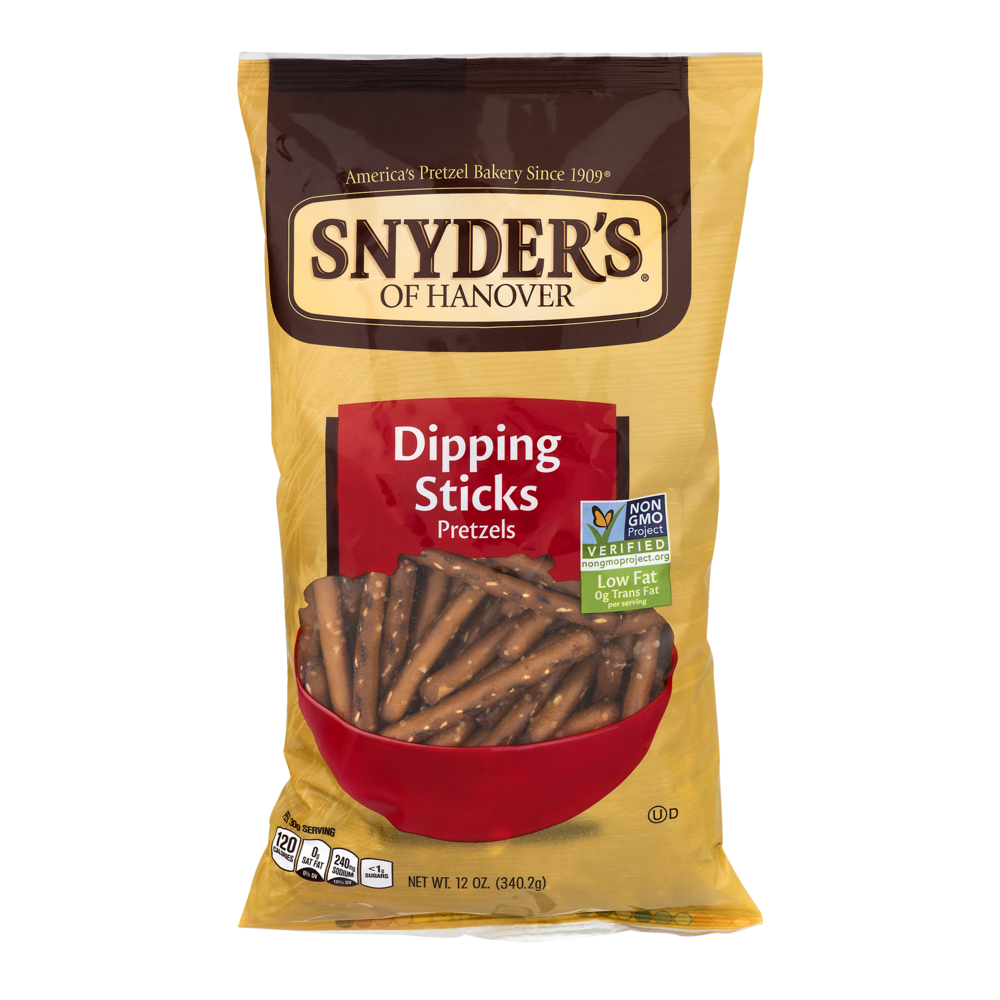 Snyder's of Hanover Pretzels Old Fashioned Dipping Sticks 12oz Bag
