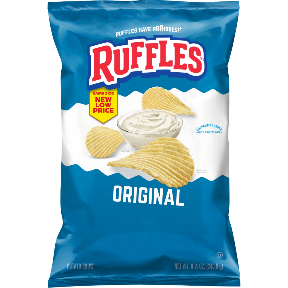 Ruffles Potato Chips Original 9oz Bag
