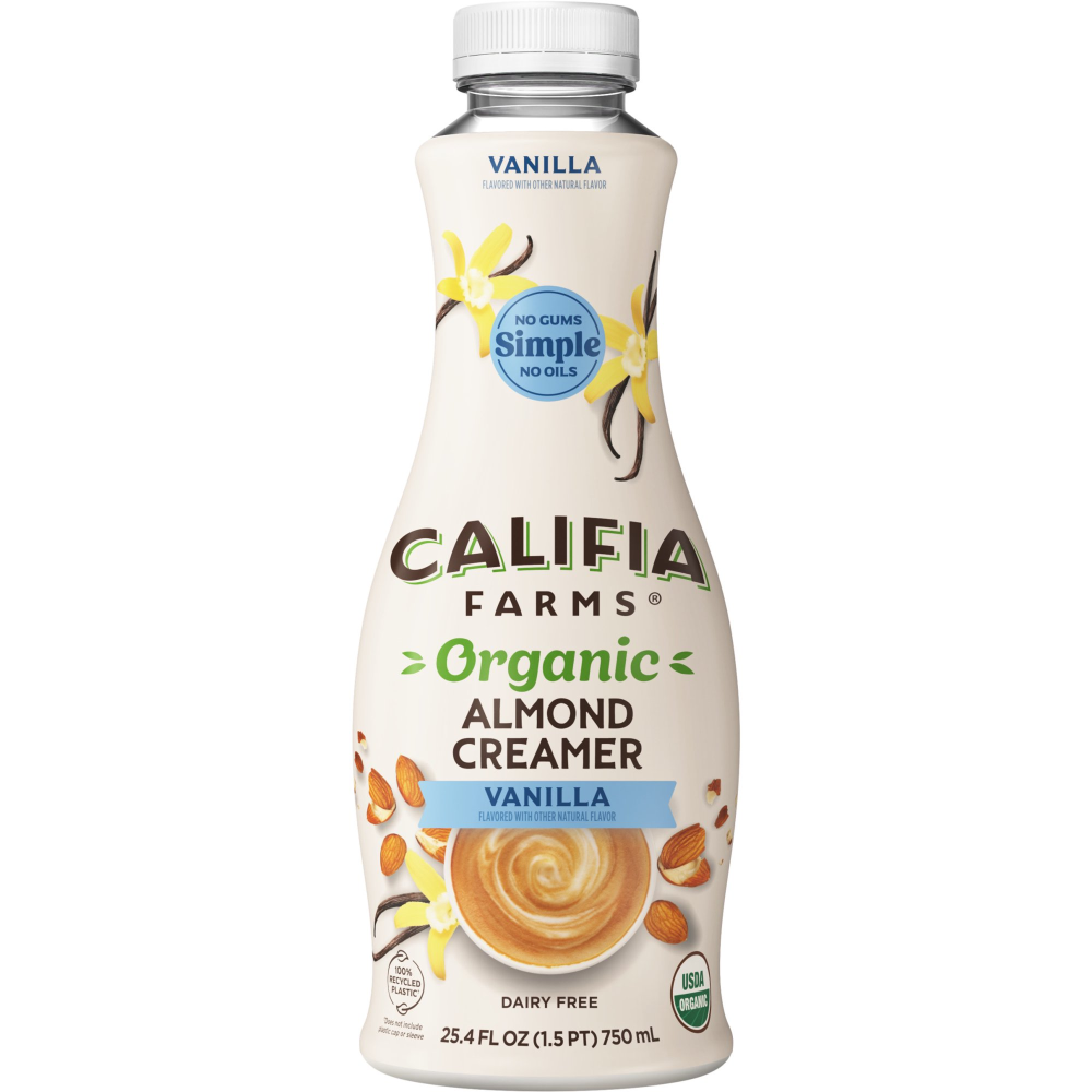 Califia Farms Almondmilk Creamer Vanilla 25.4oz BTL