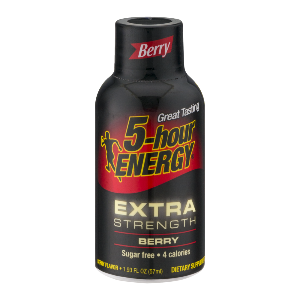 5-Hour Energy Extra Strength Dietary Supplement Berry 1.93oz BTL