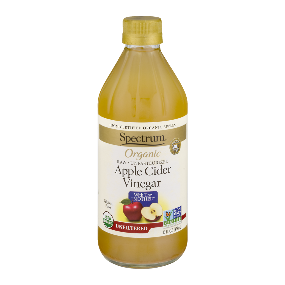 Spectrum Organic Unfiltered Vinegar Apple Cider 16oz BTL Garden Grocer