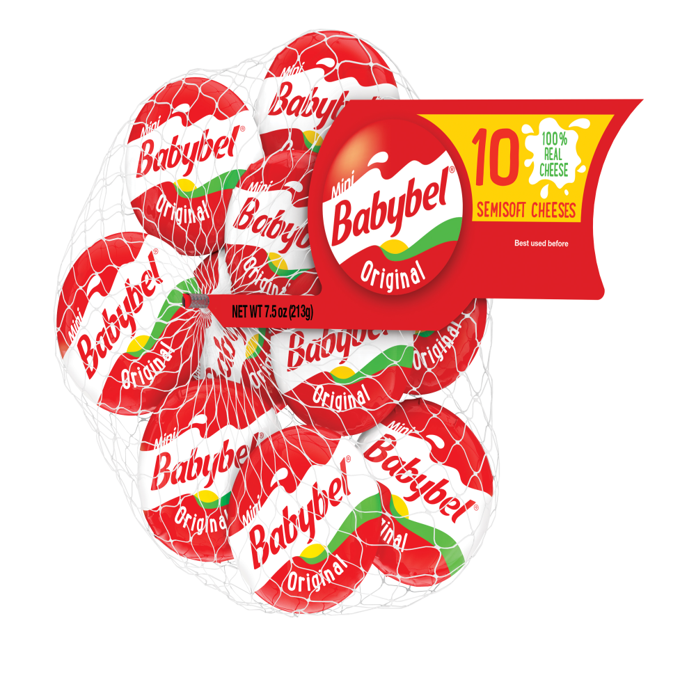 Babybel Original Mini Semisoft Cheeses 0.75oz 12CT
