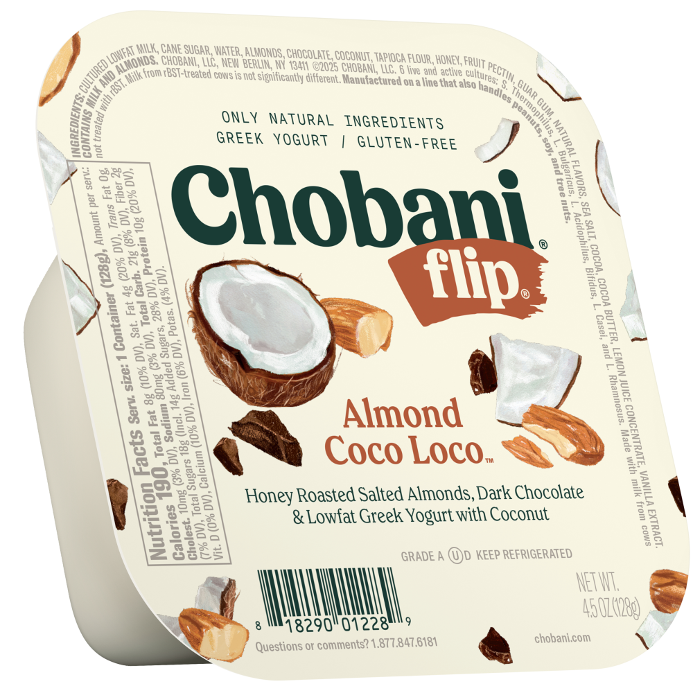 Chobani, Flip Almond Coco Loco Low-Fat Greek Yogurt, 4.5 oz
