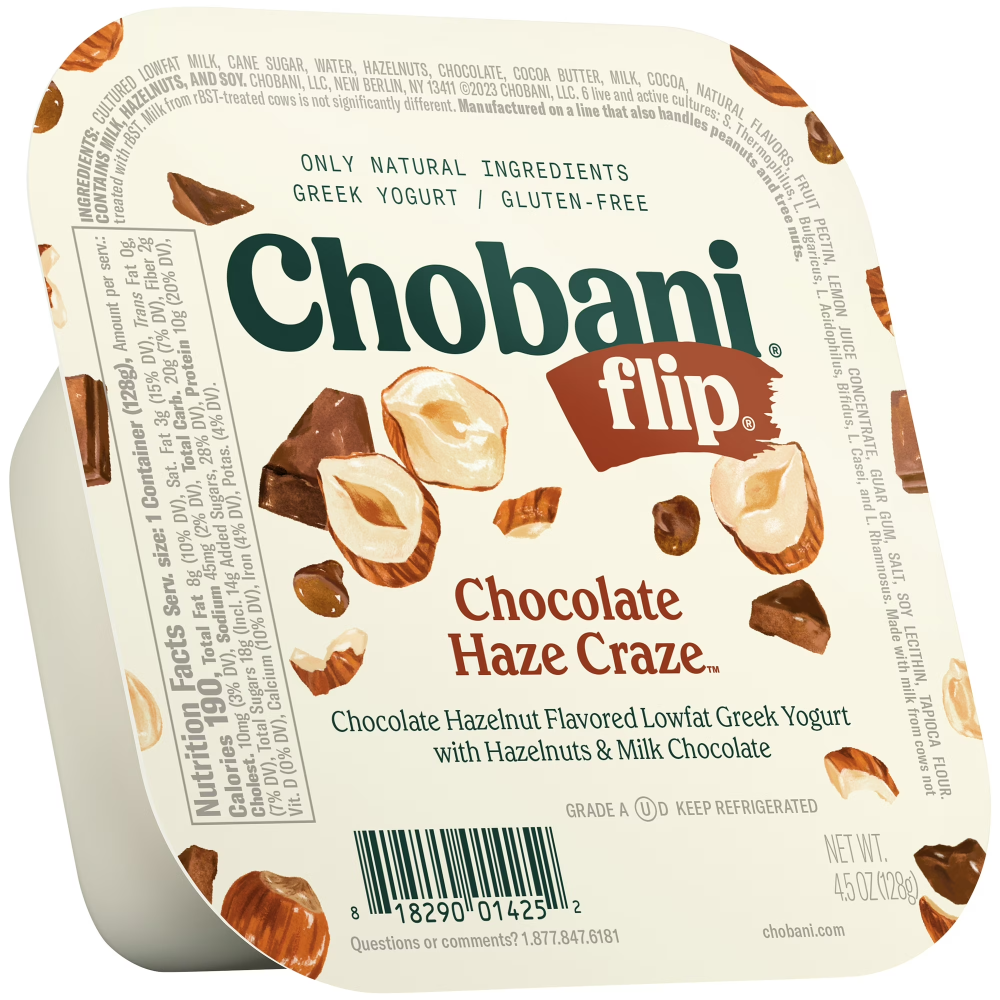 Chobani, Flip Chocolate Haze Craze Low-Fat Greek Yogurt, 4.5 oz
