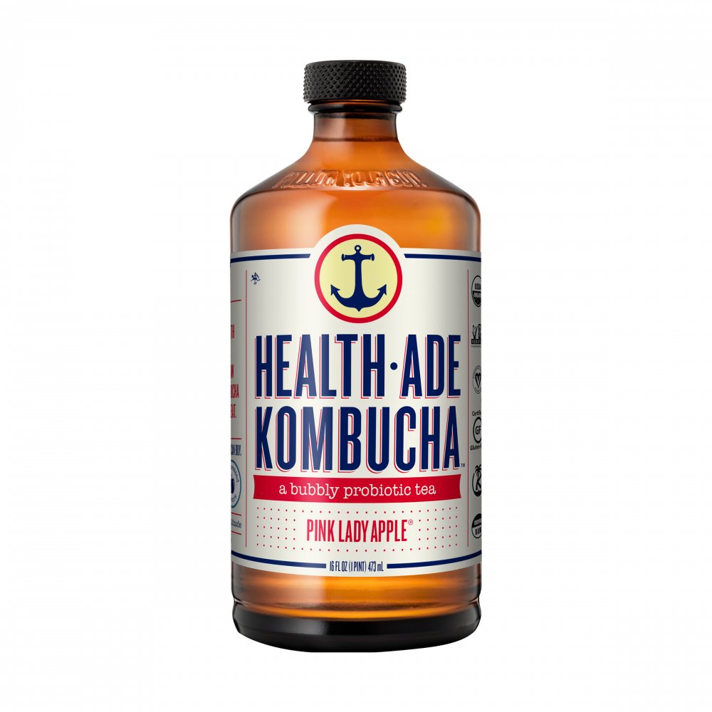 Health-Ade Pink Lady Apple Kombucha, 16 fl oz