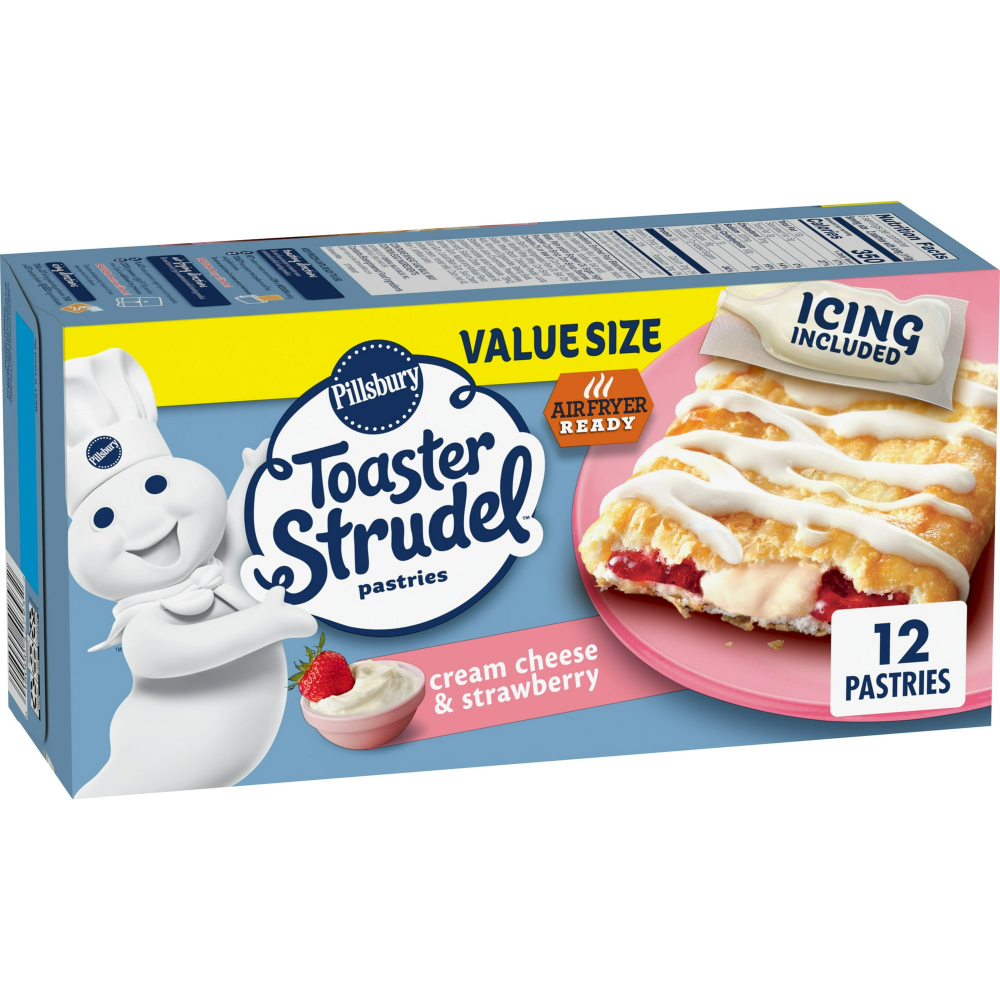 Pillsbury Toaster Strudel Strawberry Cream Cheese 12CT Box