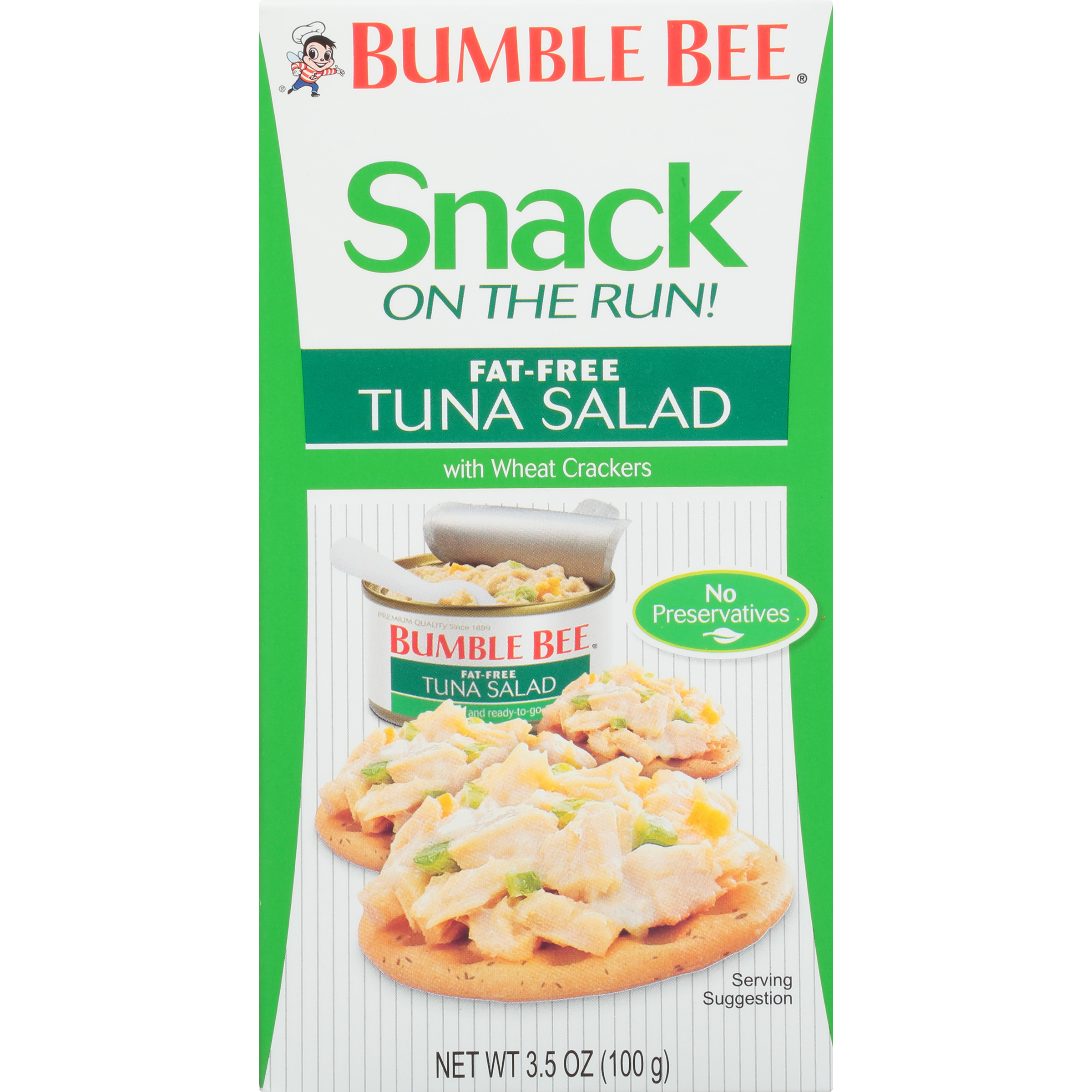 Bumble Bee Snack on the Run Fat Free Tuna Salad with Wheat Crackers 3.5
