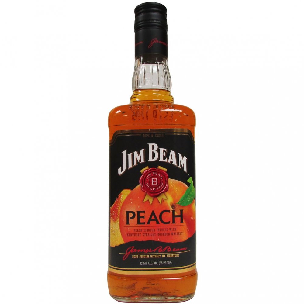 Jim Beam Peach Bourbon Whiskey 750ml