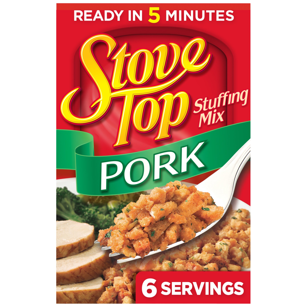 Stove Top Stuffing Mix Pork 6oz Box