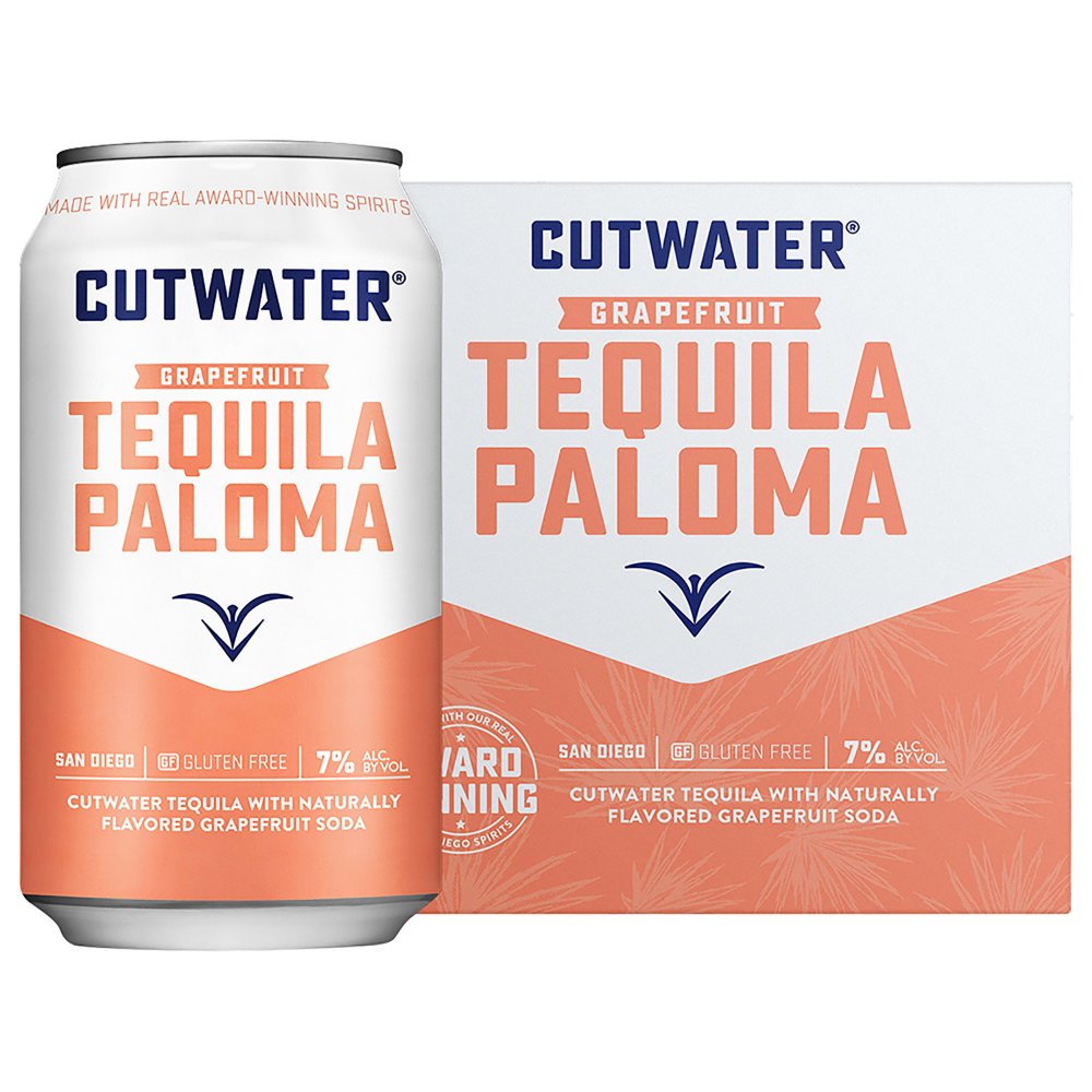 Cutwater Grapefruit Tequila Paloma 4 pack 12oz cans Garden Grocer
