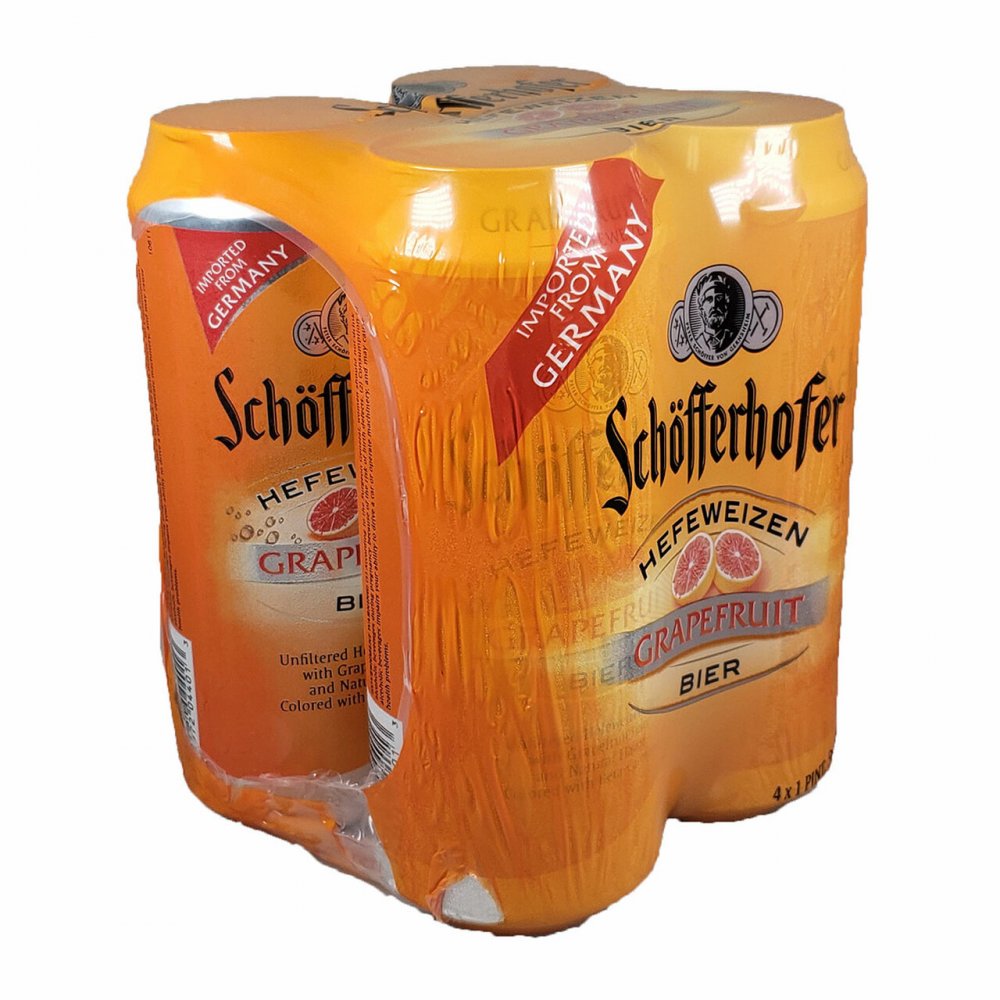 Schofferhofer Grapefruit Radler 4 Pack Cans Garden Grocer