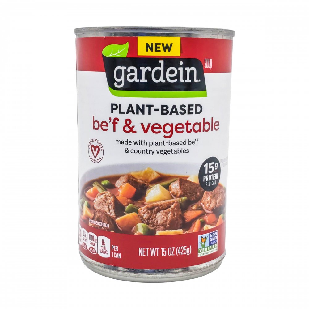 Gardein Plant-Based Be'f and Vegetable Soup - 15oz