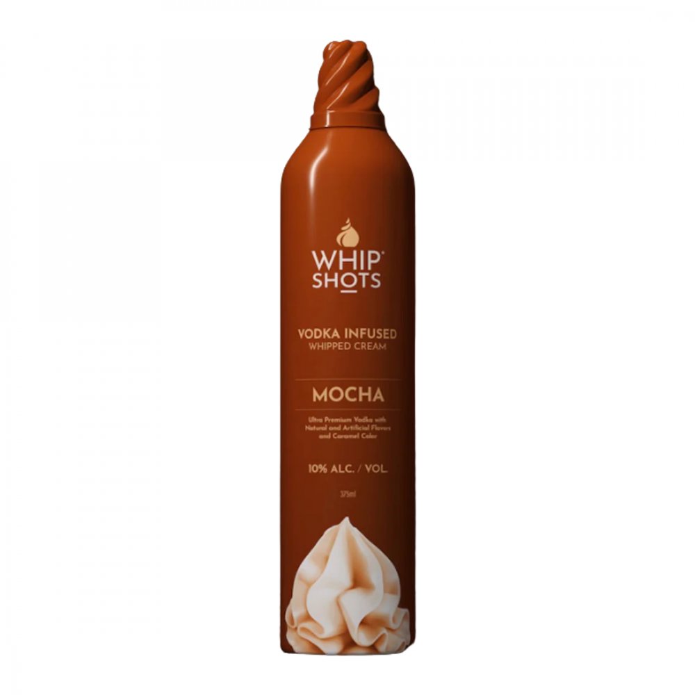 Whip Shots Vodka Infused Whipped Cream Mocha 375ml