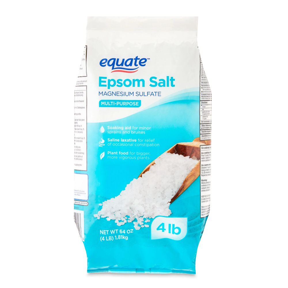 Equate Magnesium Sulfate Epsom Salt  4lb Bag