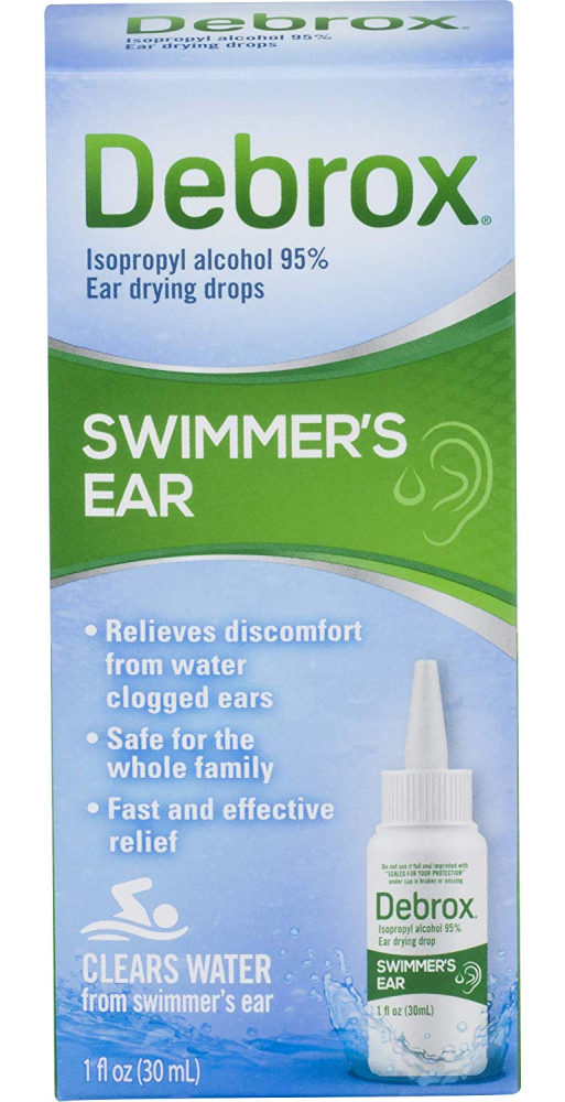 Debrox Swimmer’s Ear Drops  Ear Drying Drops for Adults and Kids  1 Fl Oz
