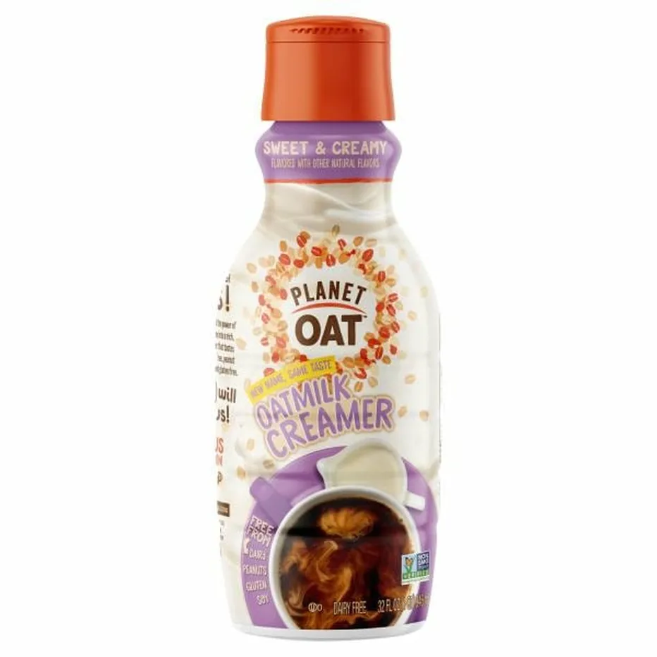 Planet Oat Sweet + Creamy coffee creamer 32 oz size