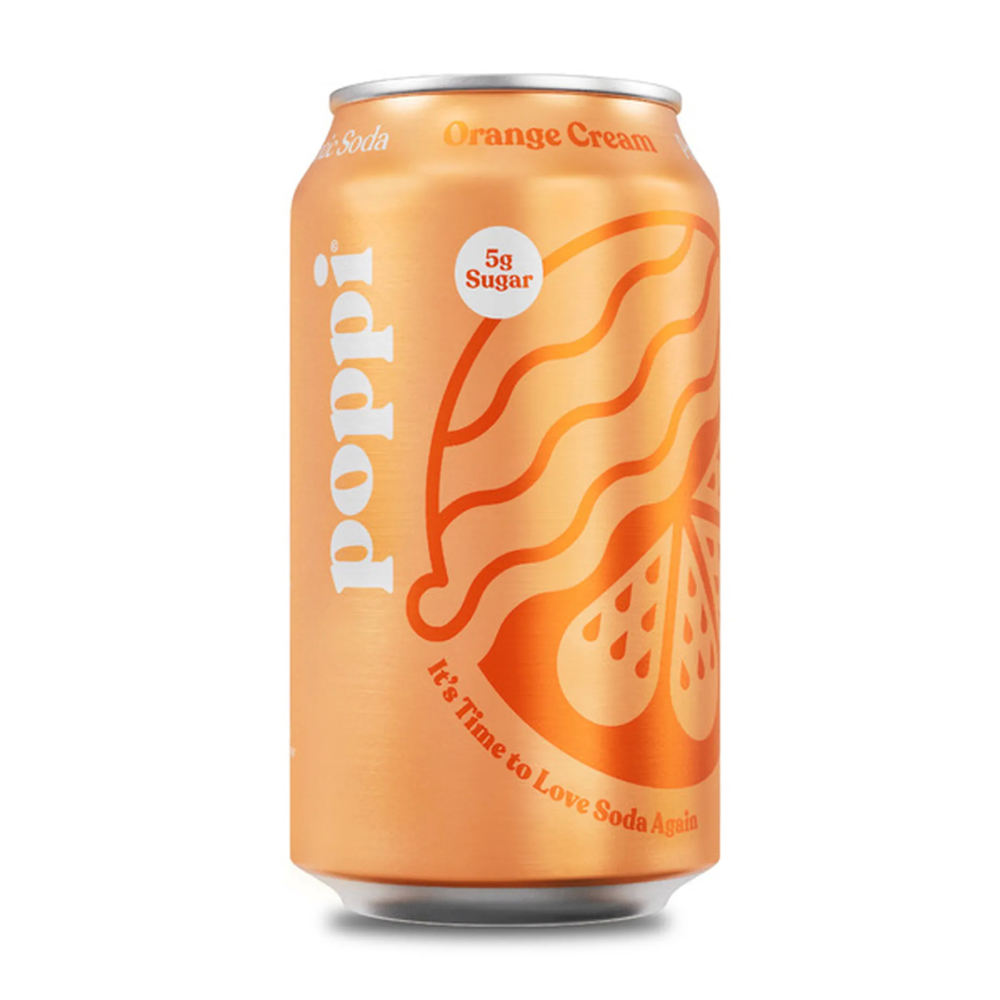 Poppi Prebiotic Orange Soda 12 FL OZ