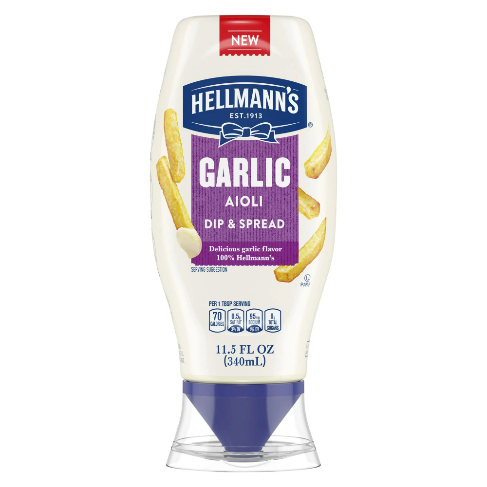 Hellmann's Garlic Aioli Dip & Spread  - 11.5 Fl Oz