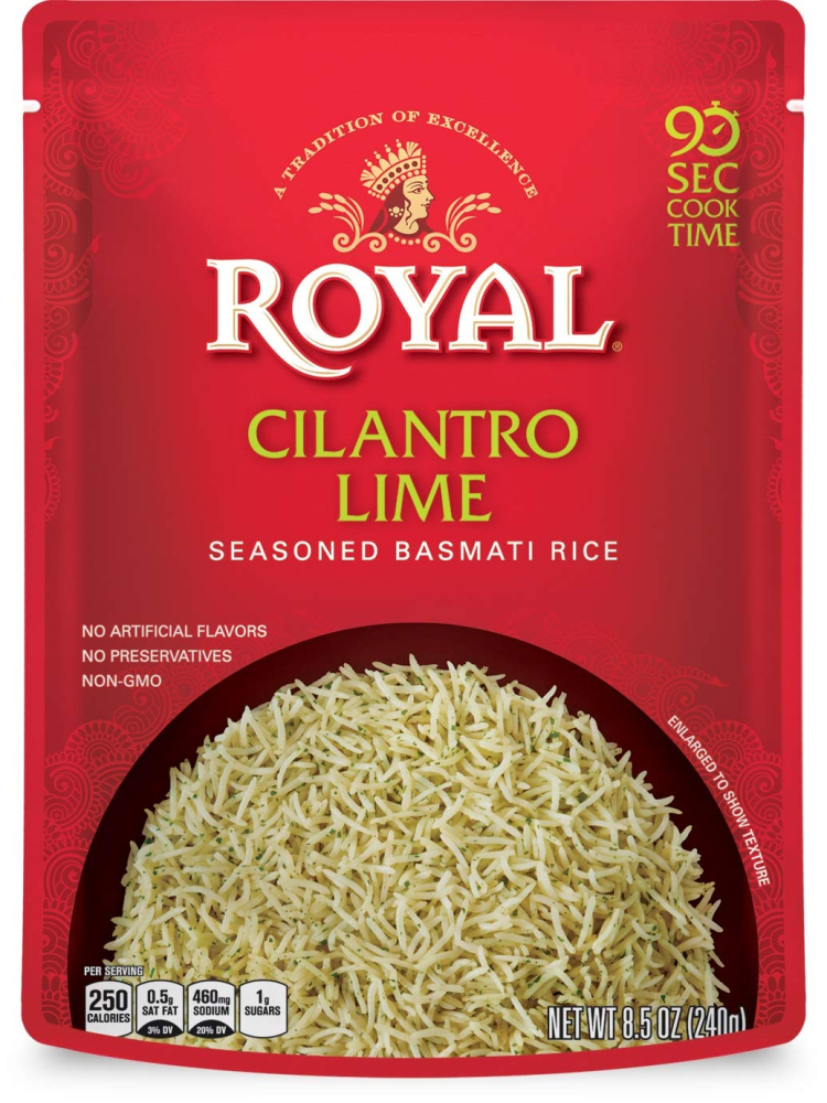 Royal Basmati  Cilantro Lime Seasoned  Rice 8.5 OZ