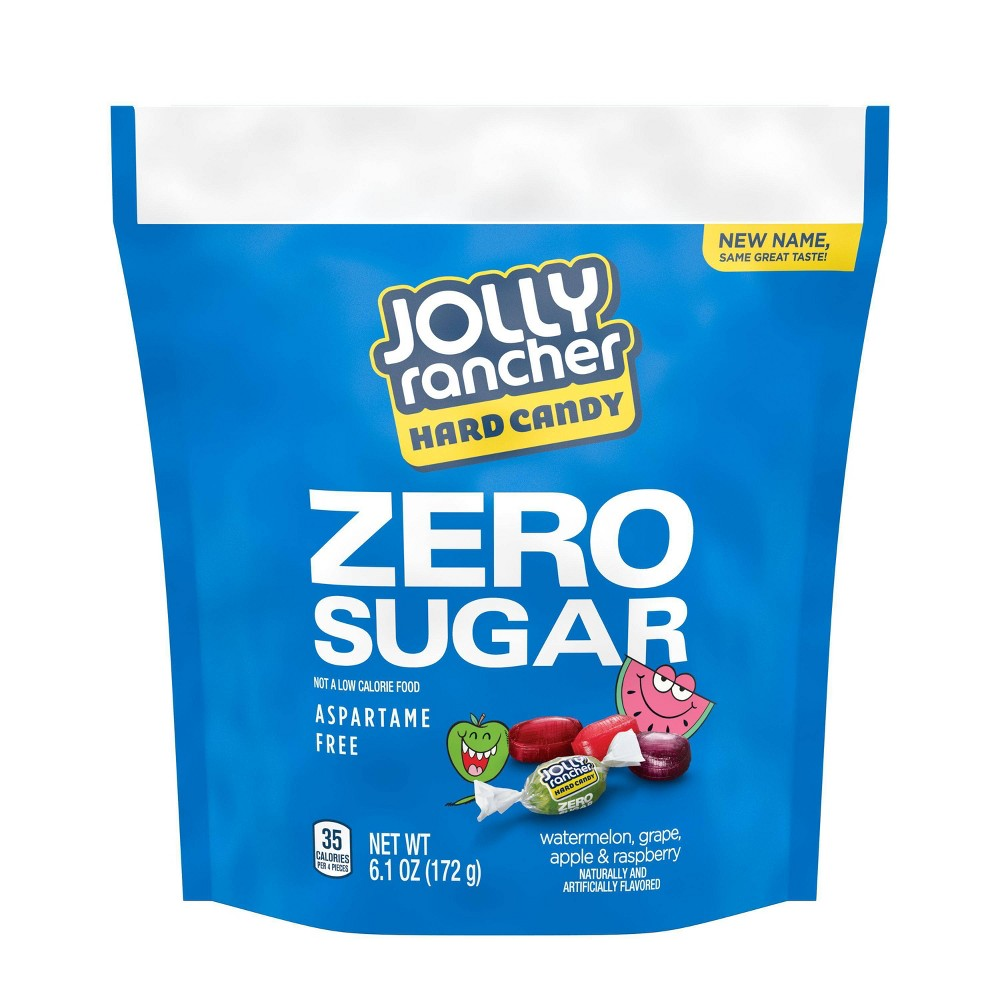 Jolly Rancher Zero Sugar Assorted Fruit Flavored Hard Candy  Bag 6.1 Oz