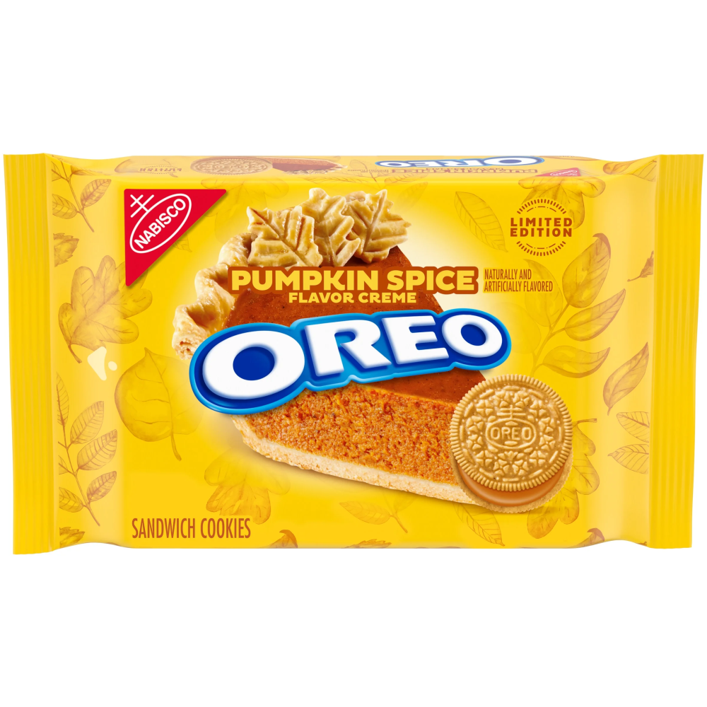 OREO Pumpkin Spice Sandwich Cookies, Limited Edition, 10.68 Oz