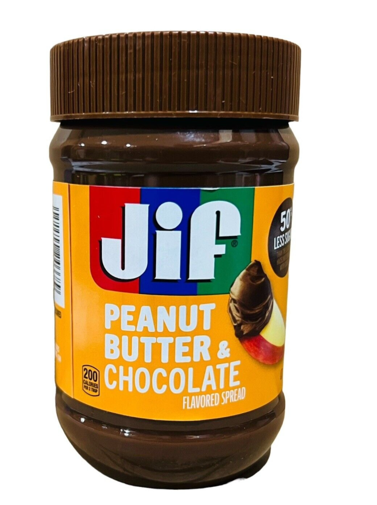 Jif Peanut Butter & Chocolate Flavored Spread  15 Oz. Jar