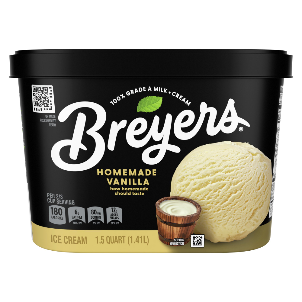 Breyers Homemade Vanilla Ice Cream