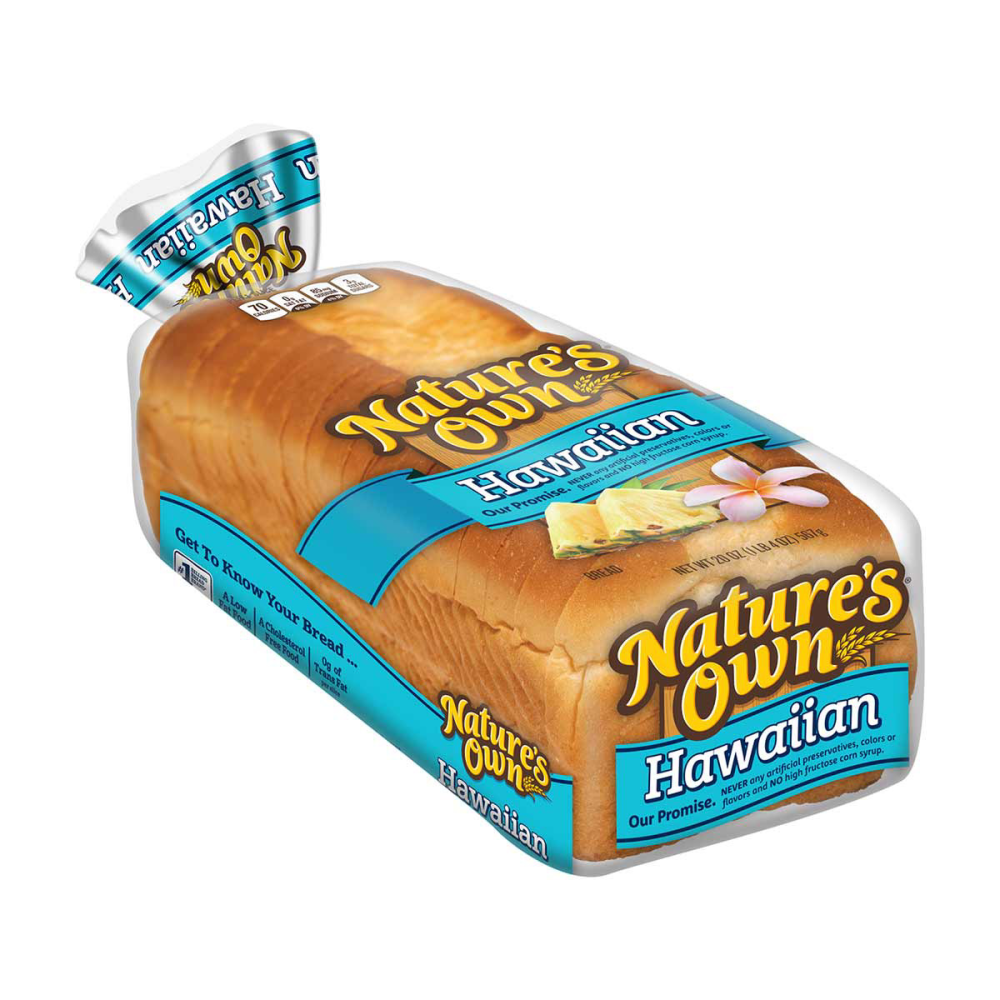 Nature's Own Hawaiian Sliced Bread 20 OZ Loaf