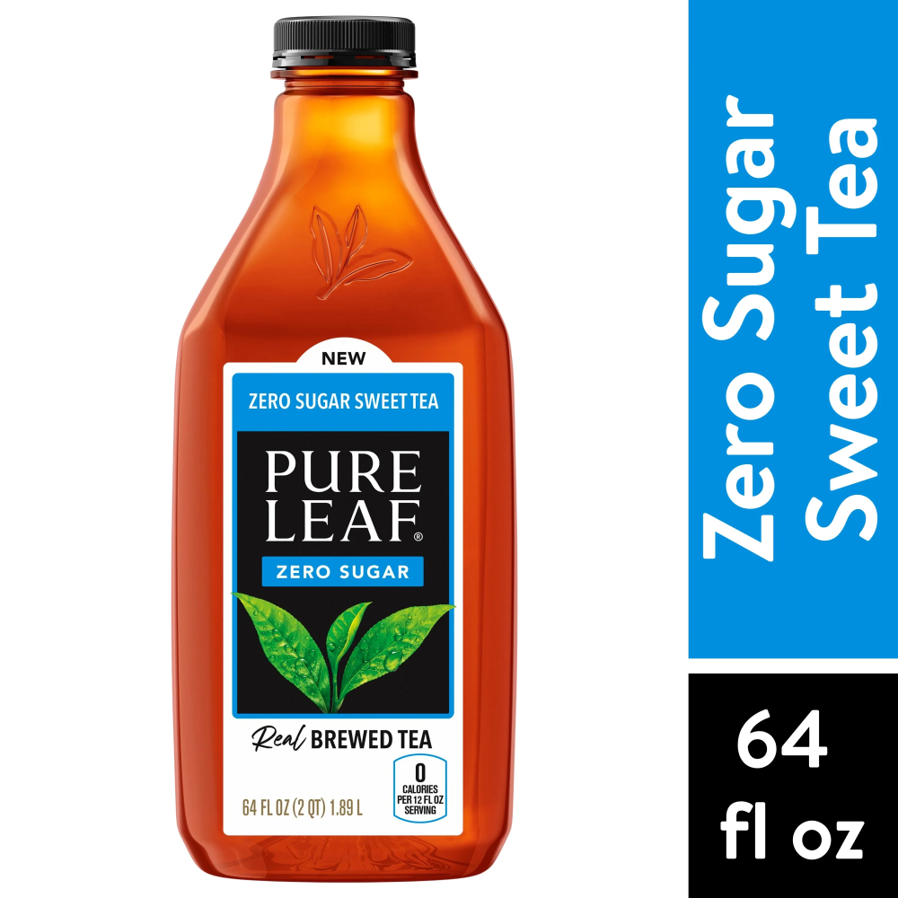 Pure Leaf Zero Sugar Sweet Tea Real Brewed 64oz