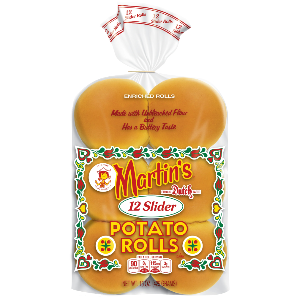 Martins Slider Potato Rolls, 12 count