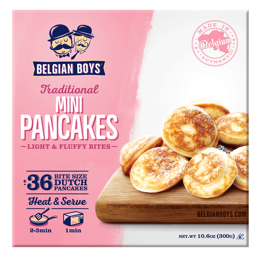 Belgium Boys Mini Pancakes, Original Dutch