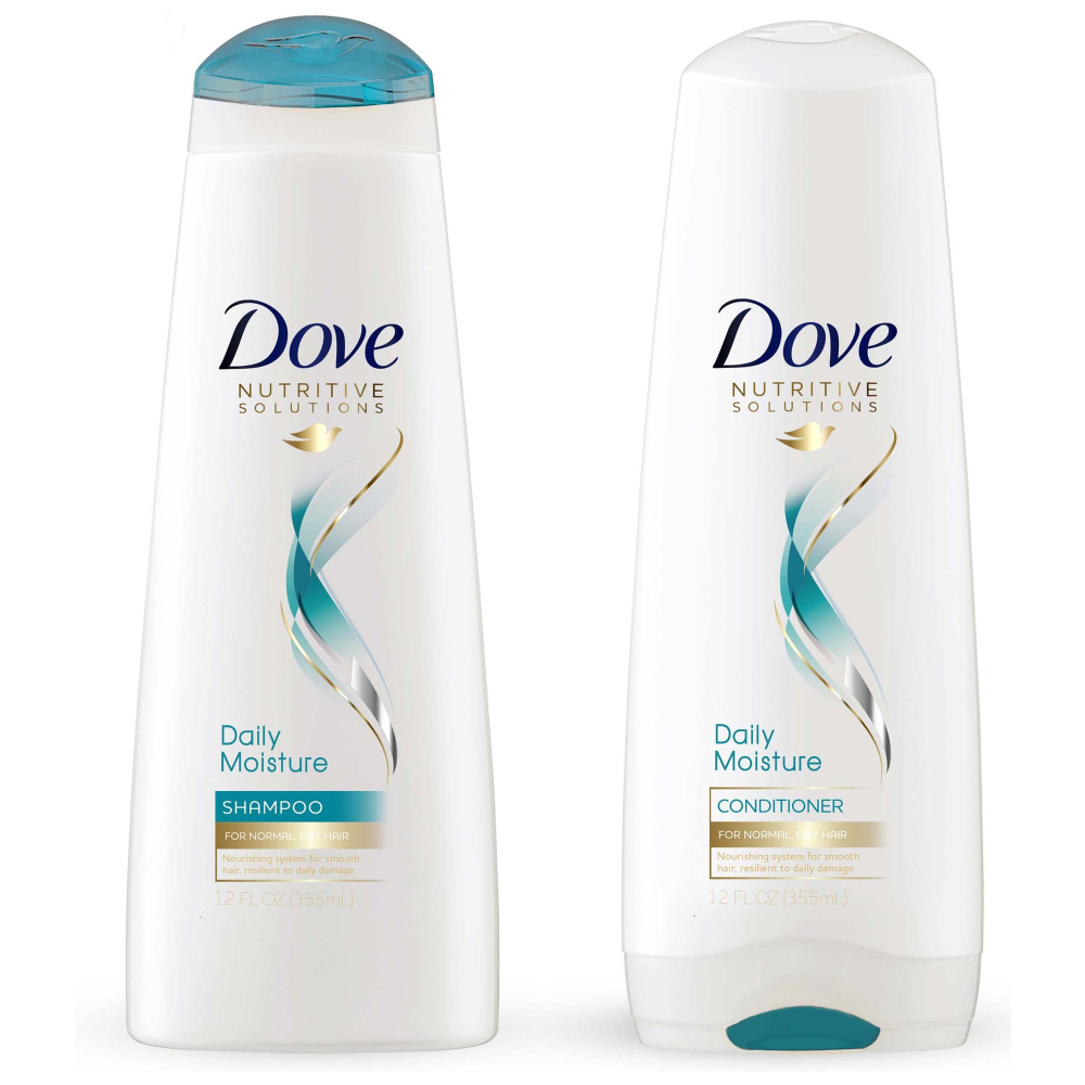Dove Daily Moisture Nourishing Shampoo and Conditioner Set  12 Oz